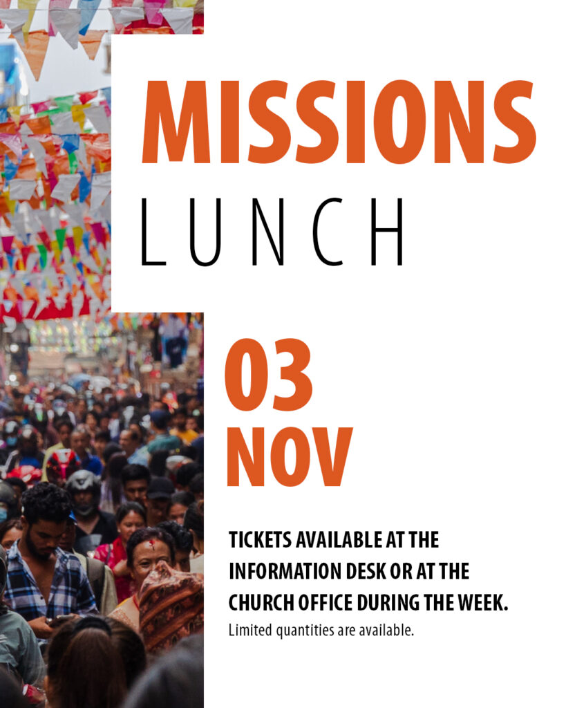 Graphic for Missions Lunch