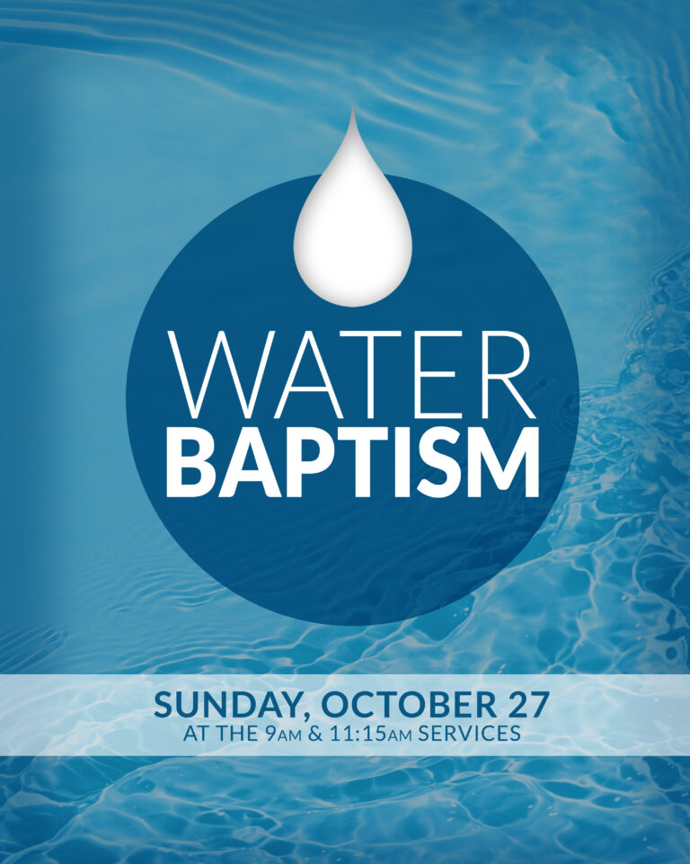 Graphic for Water Baptism